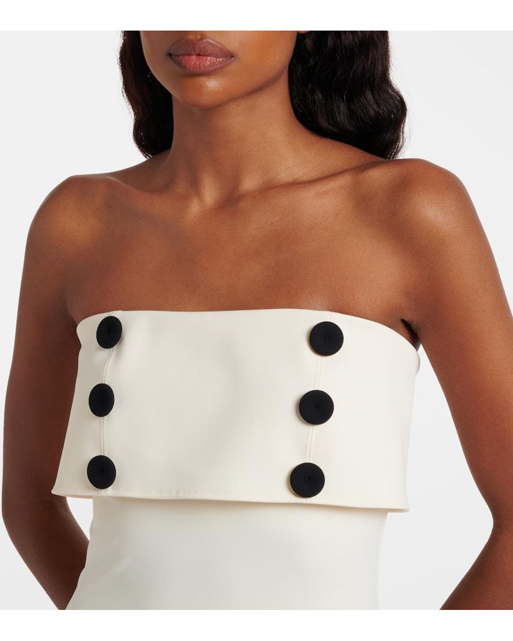 Karla Colletto Natural Billie Colorblocked Swimsuit