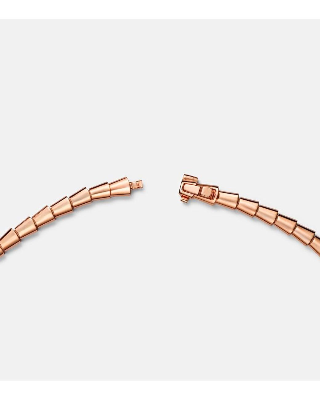 BVLGARI Metallic Serpenti Viper 18Kt Rose Necklace