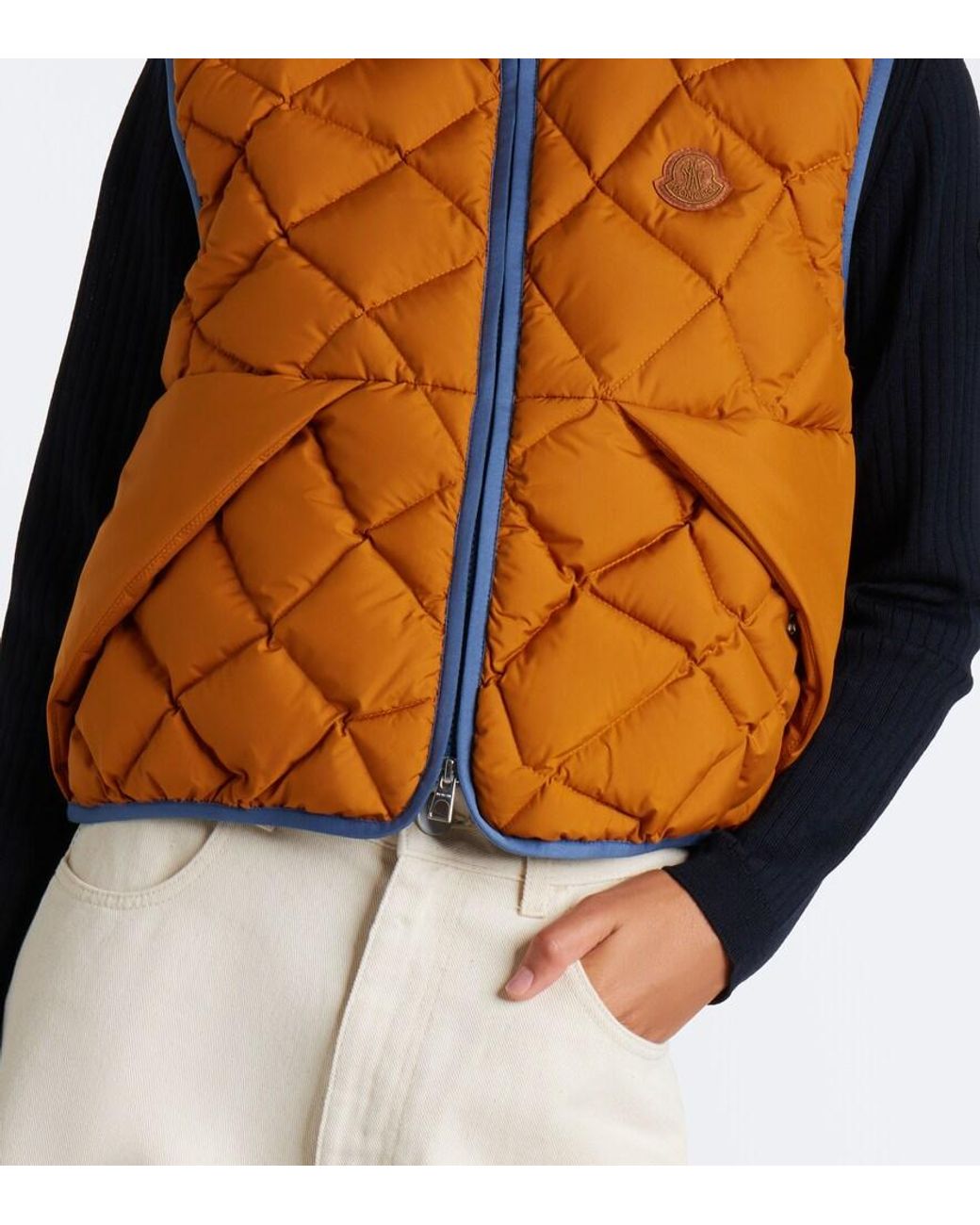 Moncler Brown Armella Down Vest