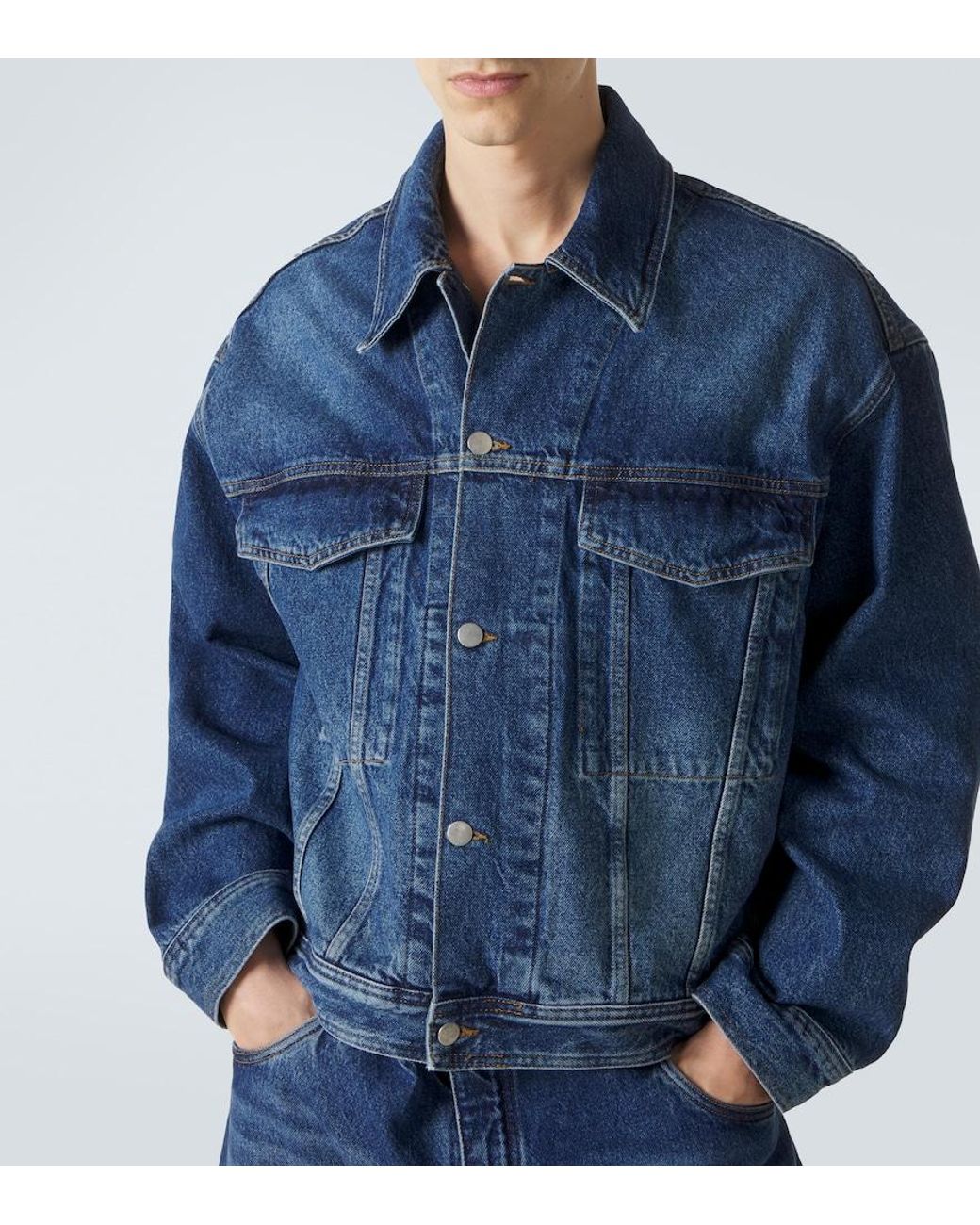 Studio Nicholson Blue Stein Denim Jacket for men