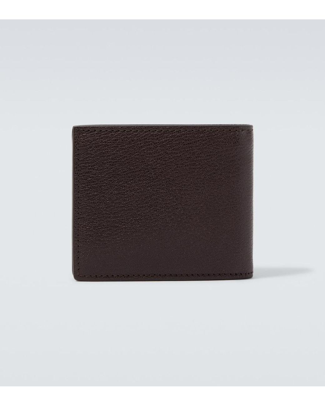 Gucci Brown Lira Leather Bifold Wallet for men