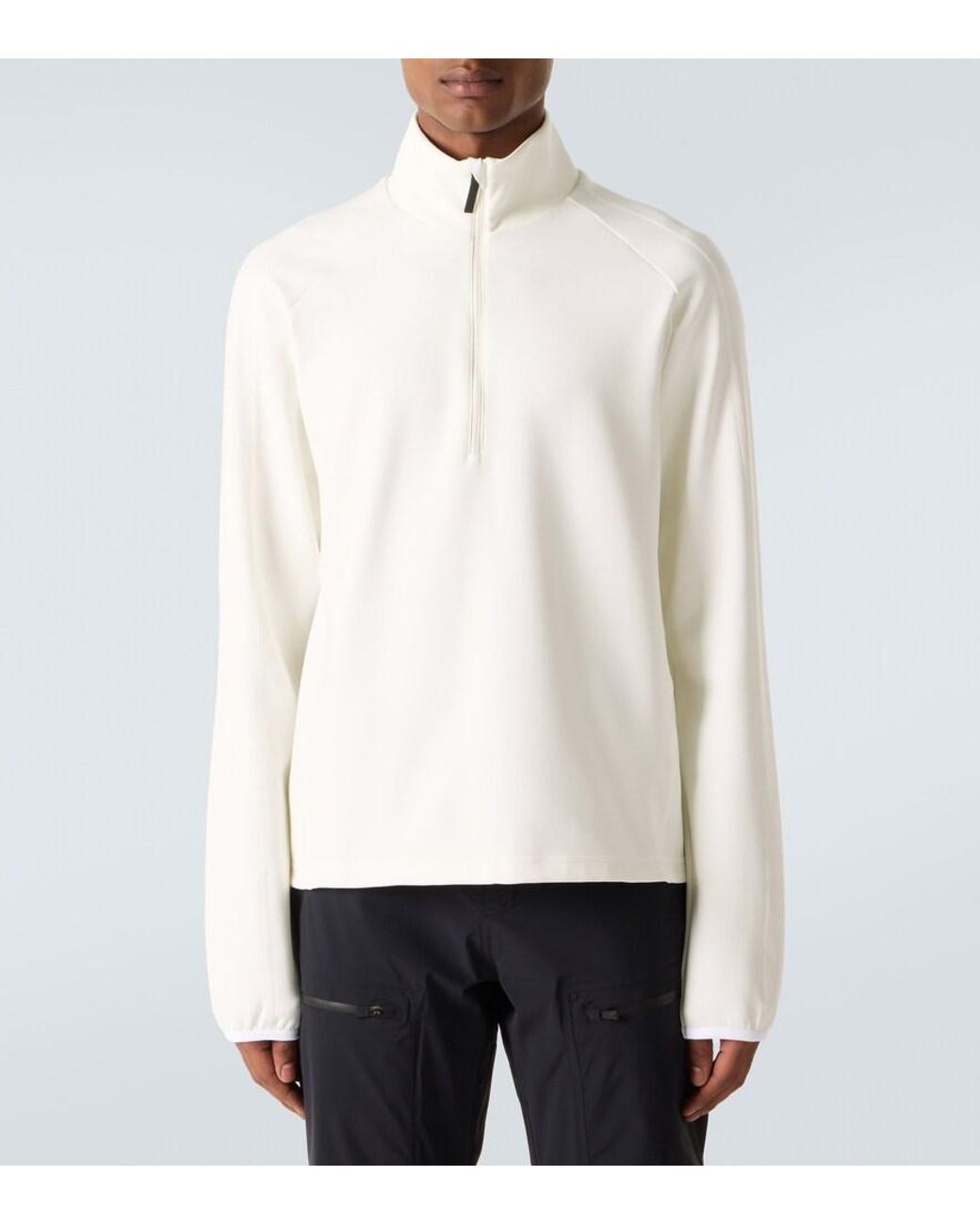 Aztech Mountain White Aztech Fleece Half-Zip Sweater for men