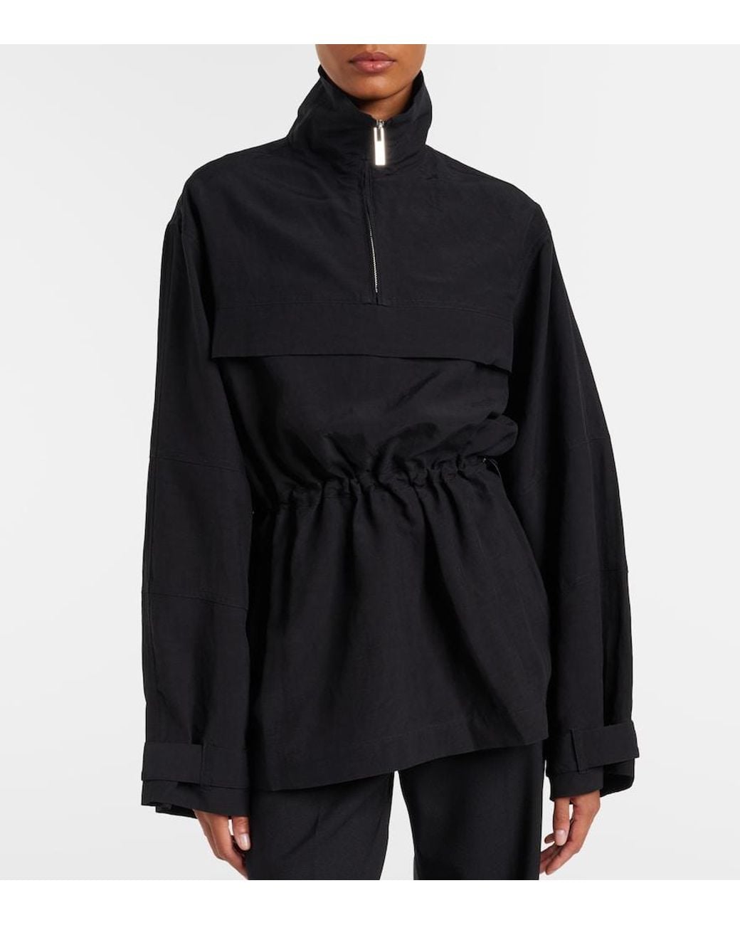 Rohe Black Half-Zip Jacket
