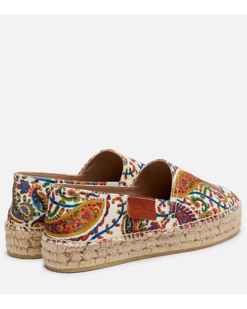 Etro Brown Espadrilles Aus Canvas