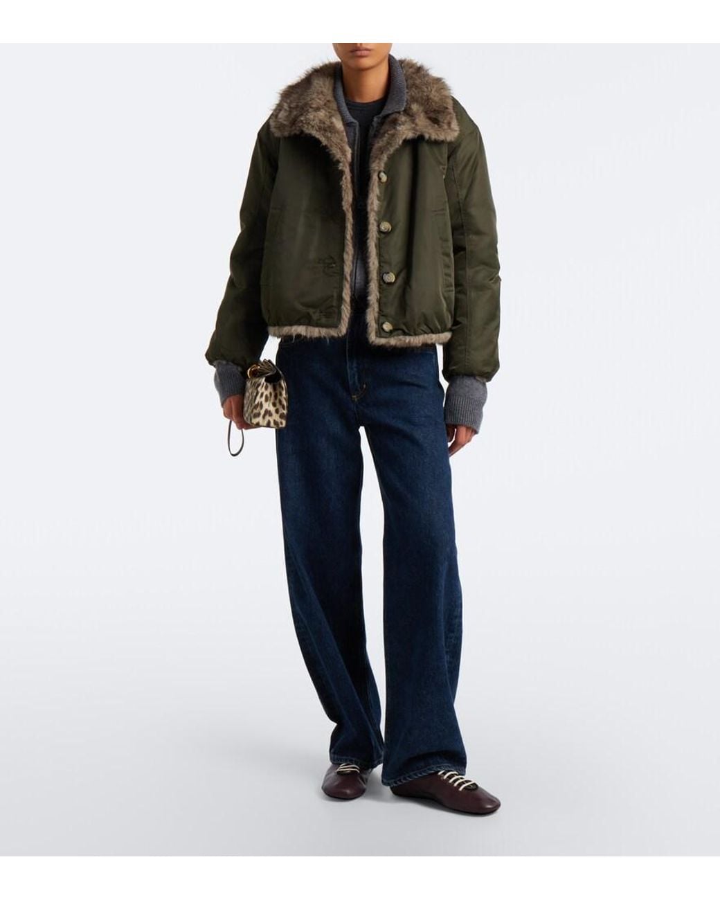 Veronica Beard Green Varrell Reversible Jacket