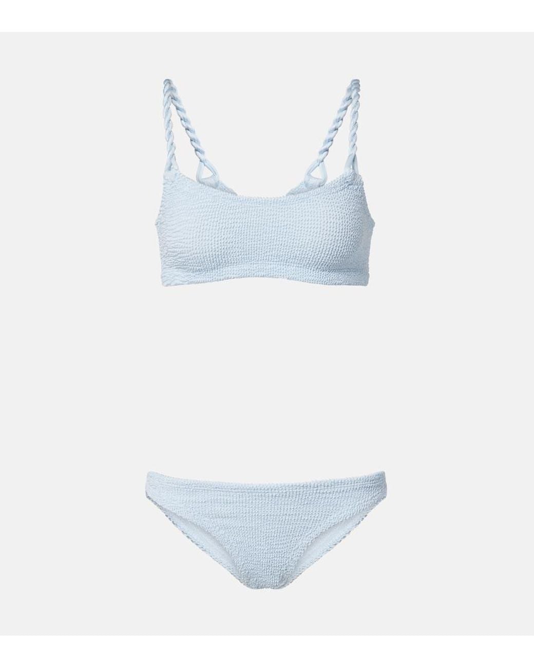 Hunza G Blue Phoebe Bikini
