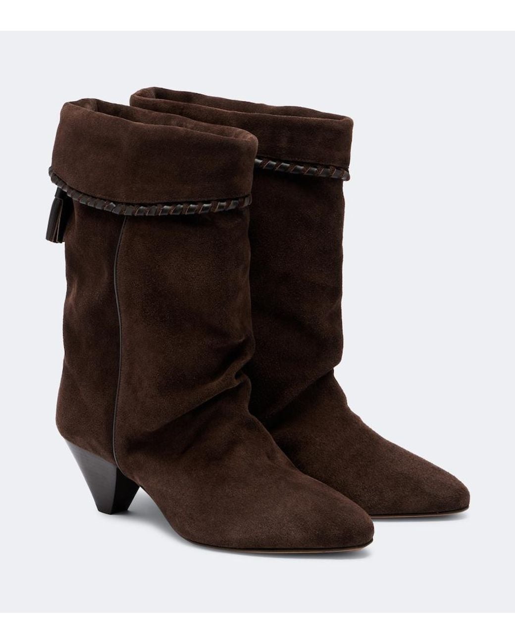Isabel Marant Brown Dalby Suede Ankle Boots