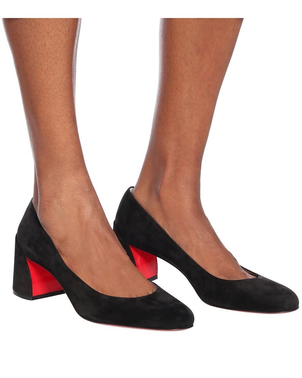 Christian Louboutin Black Miss Sab 55 Veau Velours