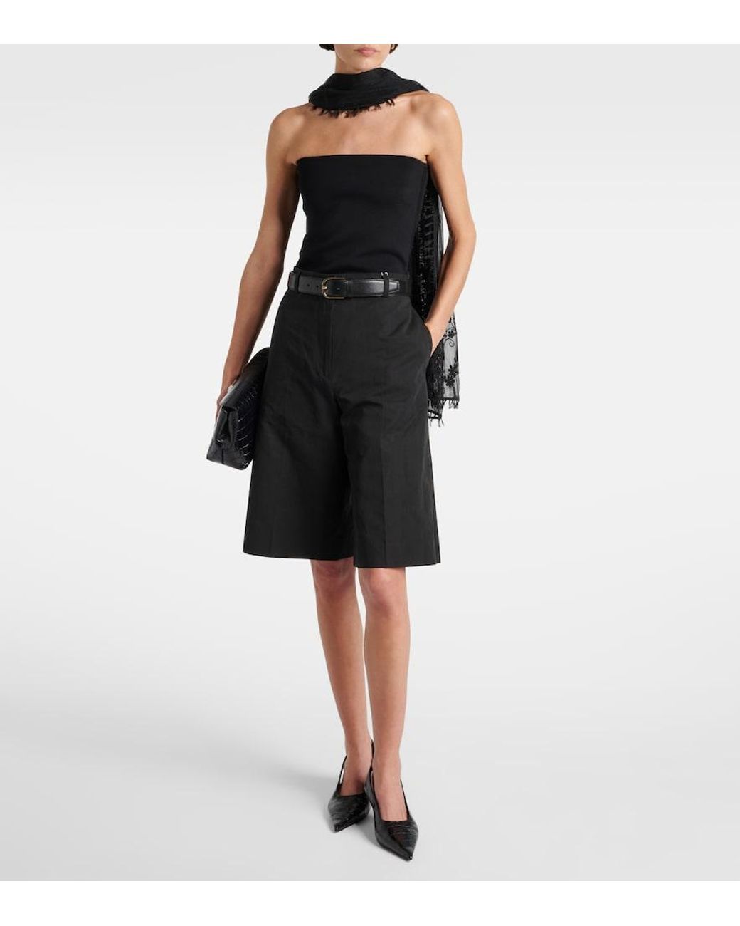 Totême  Black Jersey Tube Top