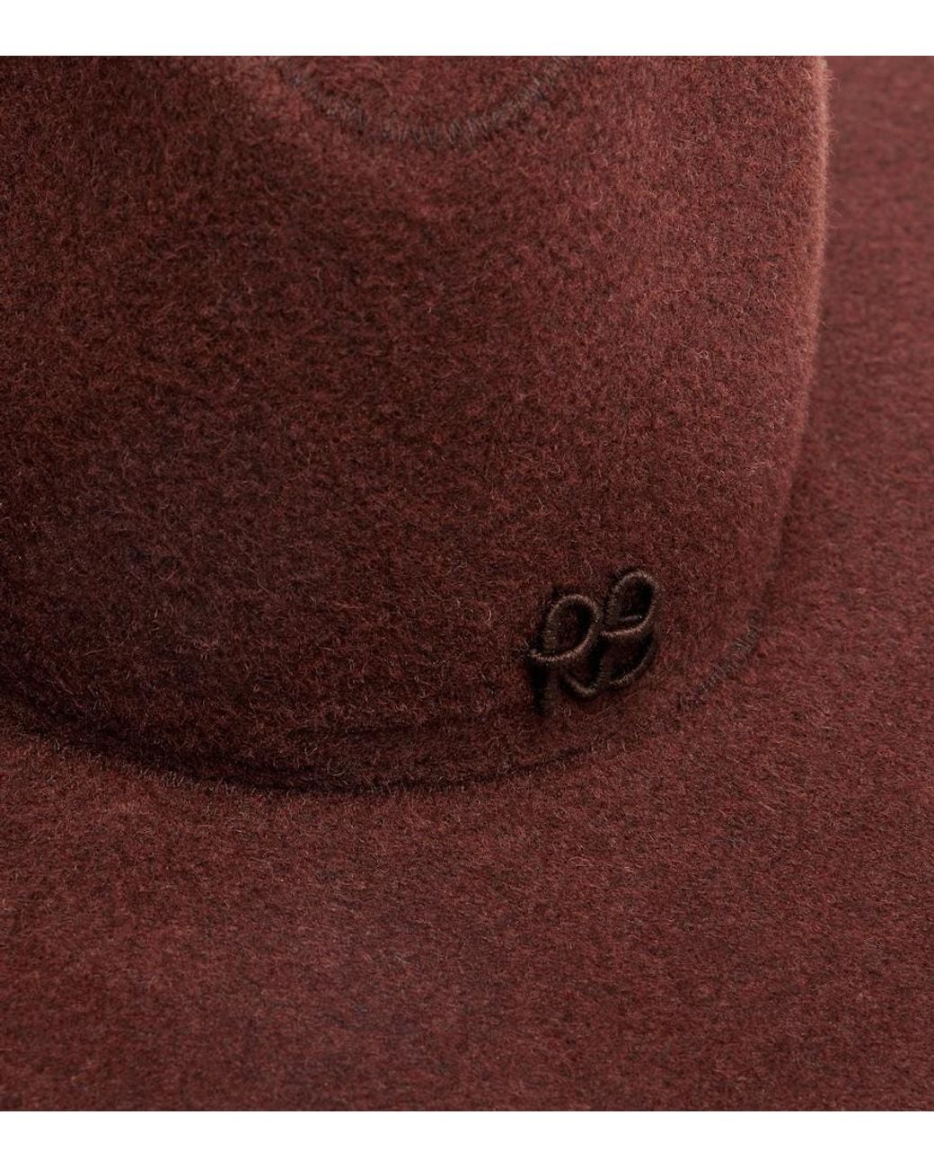 Ruslan Turko Ruslan Baginskiy Wool-Blend Felt Fedora in Brown | Lyst