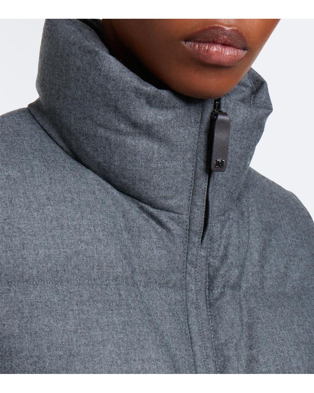 Max Mara Gray The Cube Cashmere-Blend Down Vest
