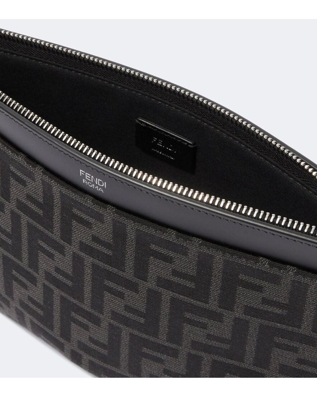 Fendi Etui Ff Zucca Medium in Black für Herren