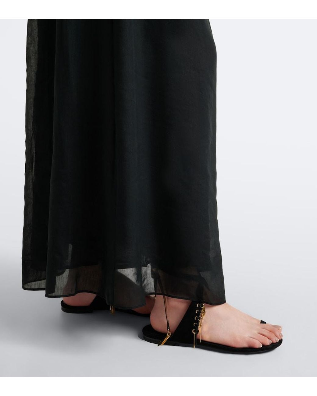 Isabel Marant Black Pamena Maxi Dress