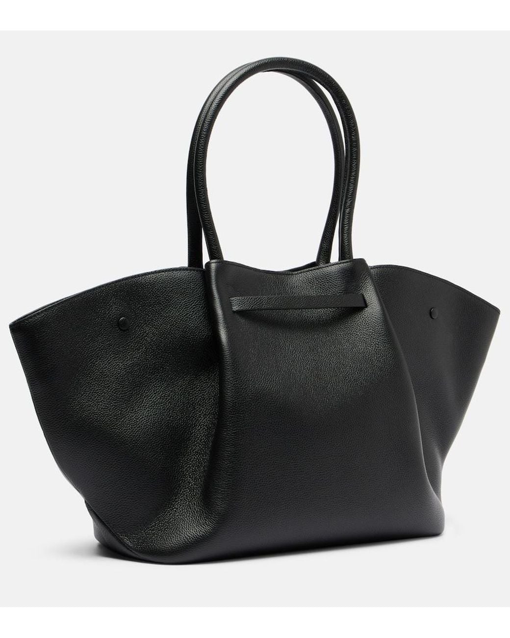 DeMellier London Black The New York Leather Tote Bag