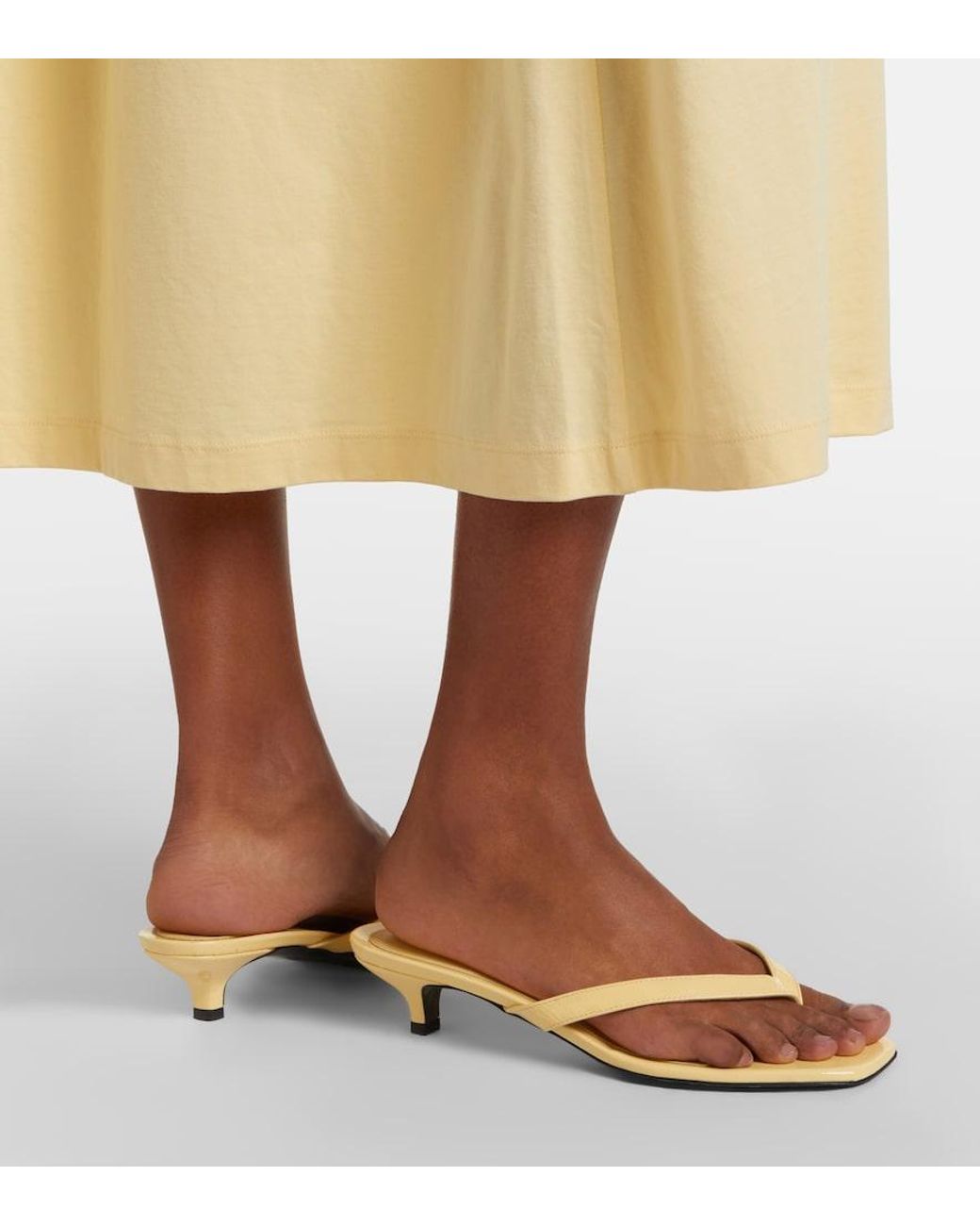 Totême Natural Leather Thong Sandals