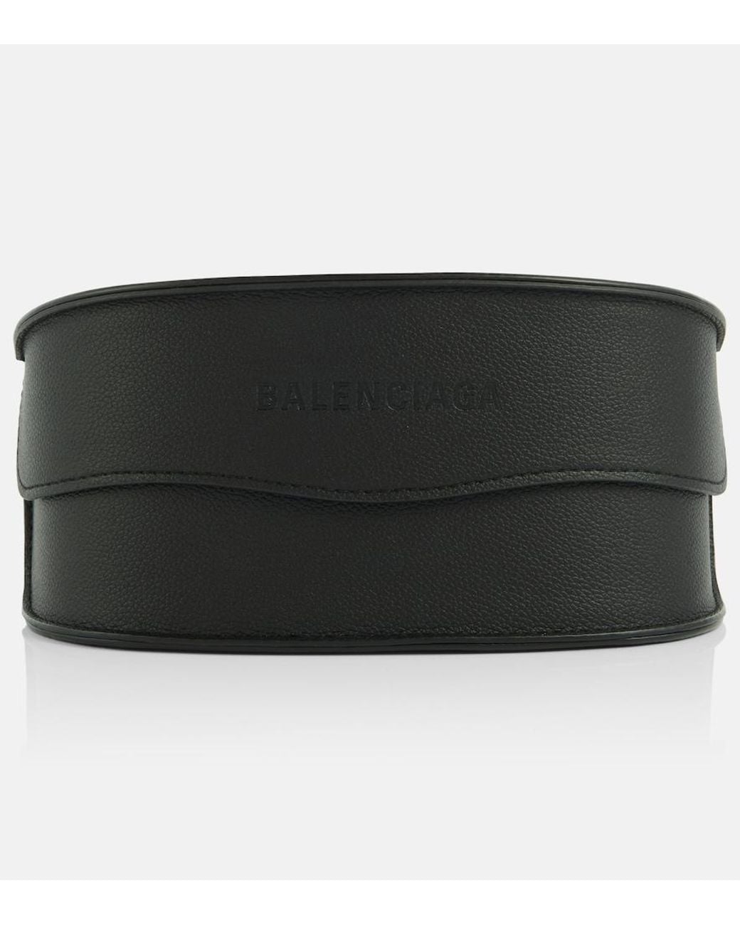 Balenciaga Blue Side Xpander Oval Sunglasses