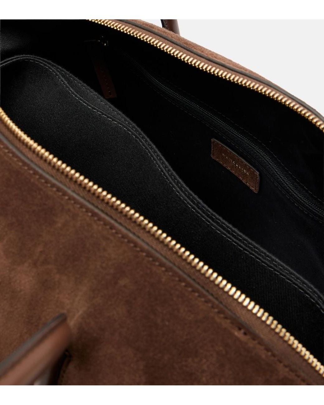 DeMellier London Brown Stockholm Large Suede Tote Bag