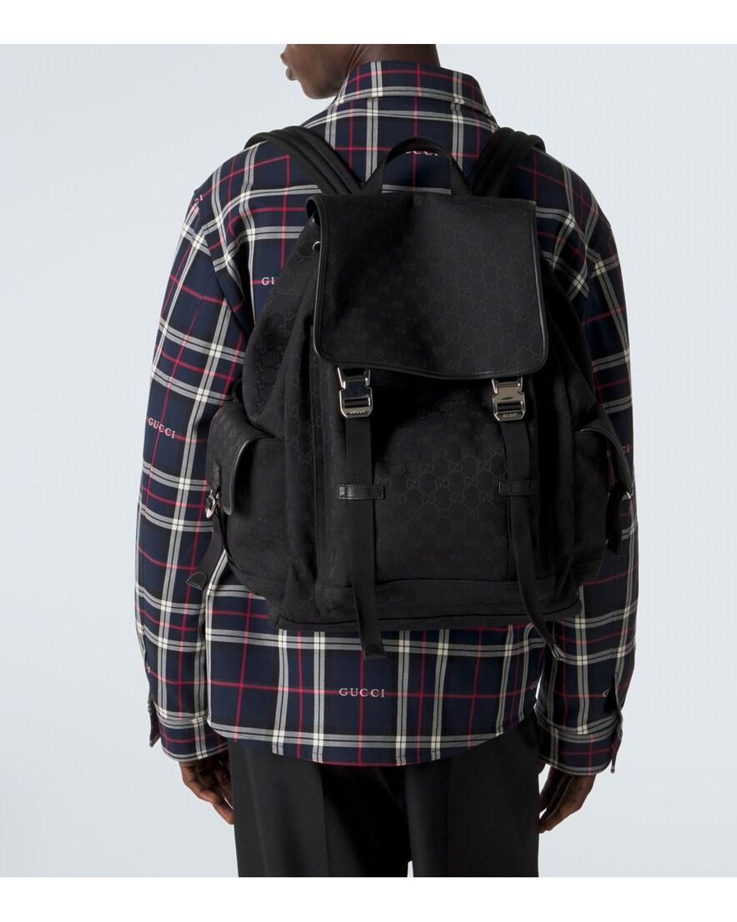 Gucci Rucksack Gg Large Aus Canvas in Black für Herren