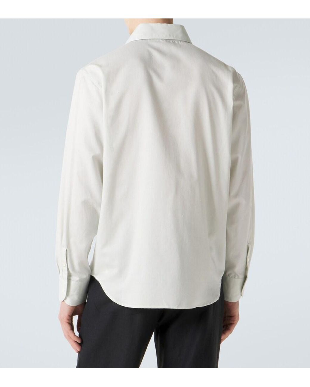 STÒFFA White Cotton And Silk Shirt for men
