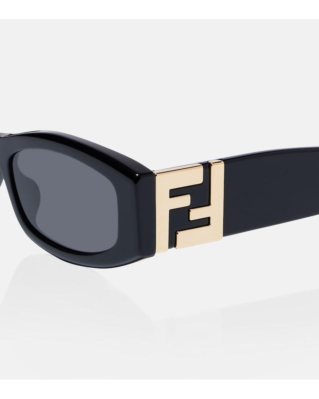 Fendi Blue Forever Rectangular Sunglasses