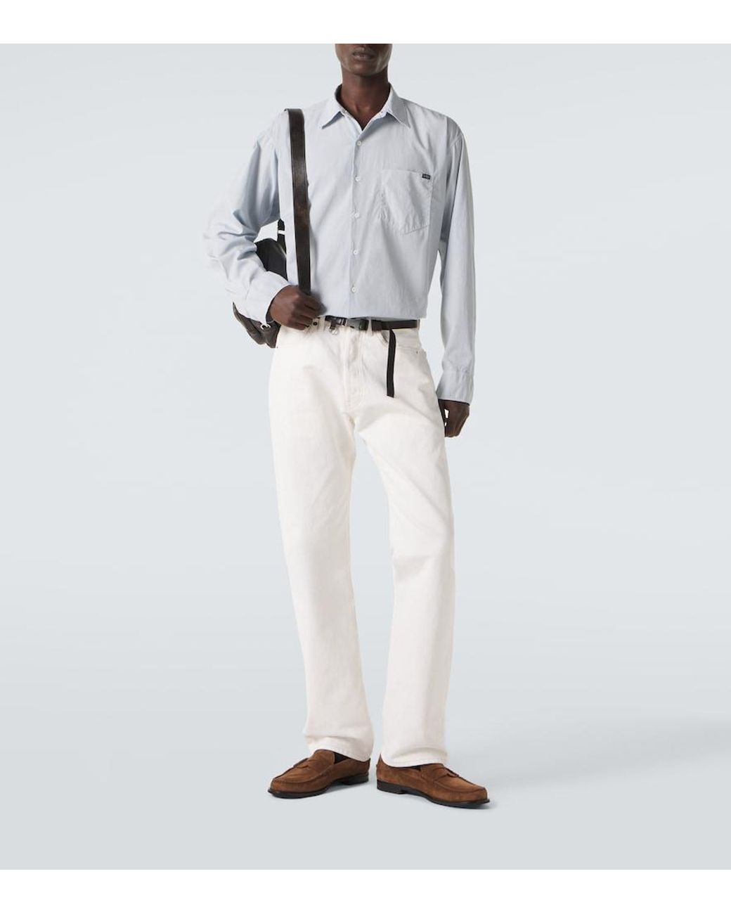 Prada White Cotton Shirt for men