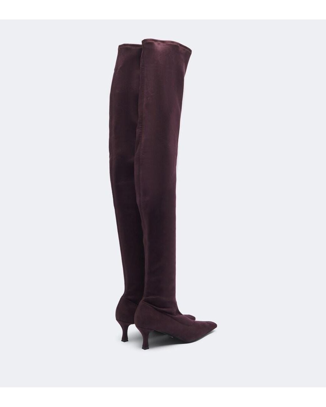 Proenza Schouler Purple Suede Over-The-Knee Boots