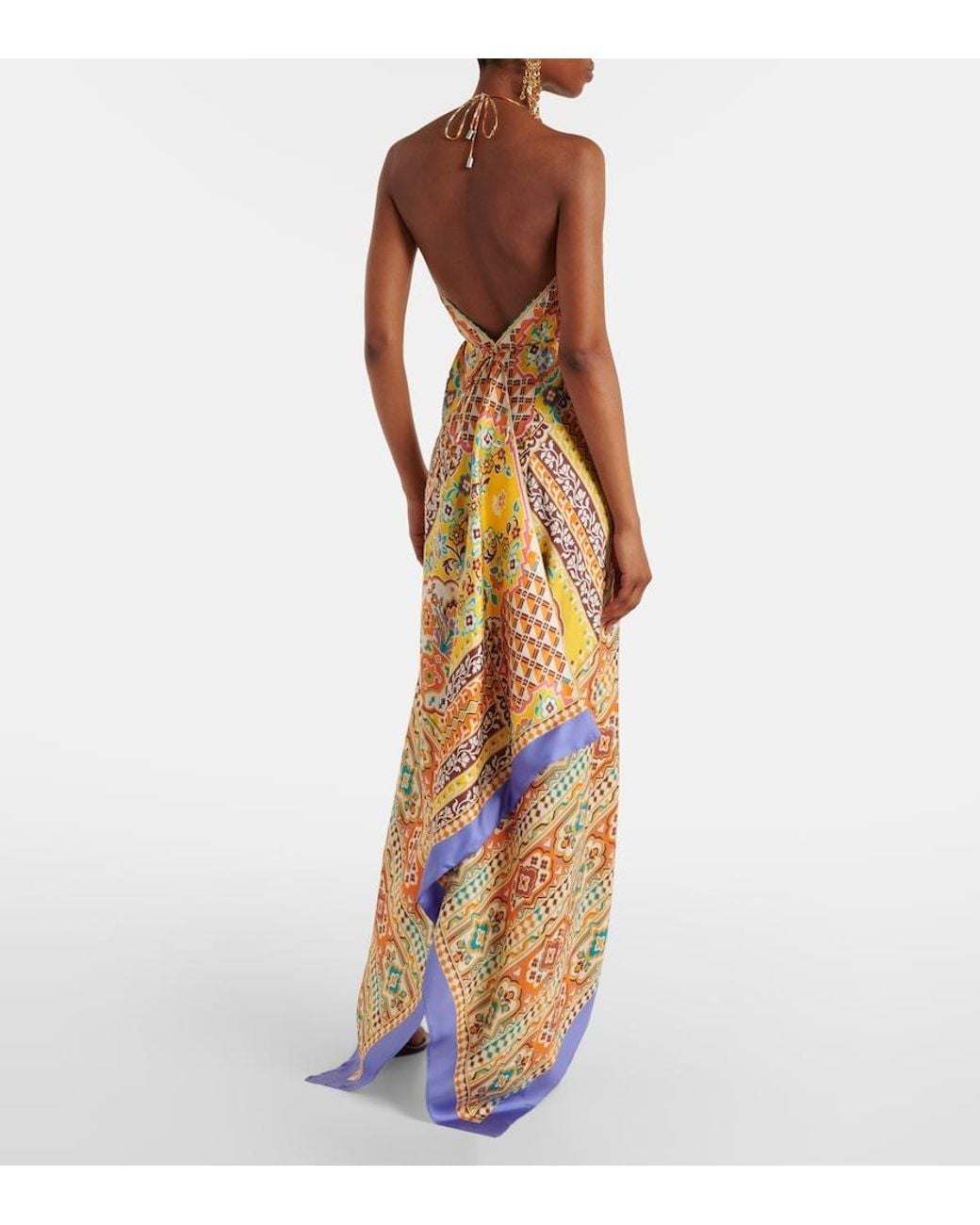 Abito Midi di Etro in Metallic