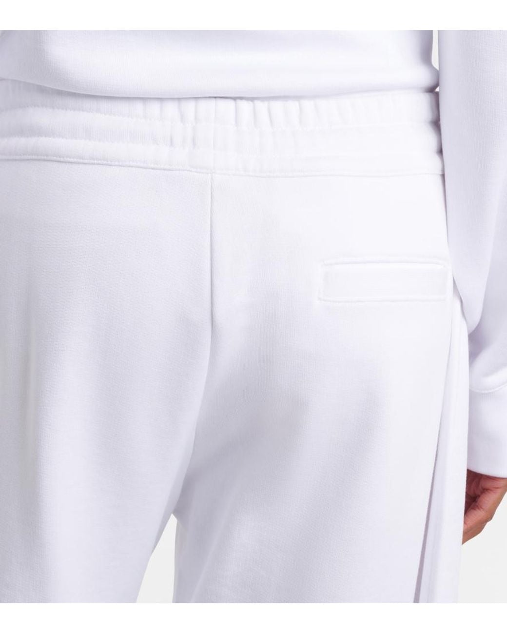 Alaïa White Cotton Jersey Sweatpants