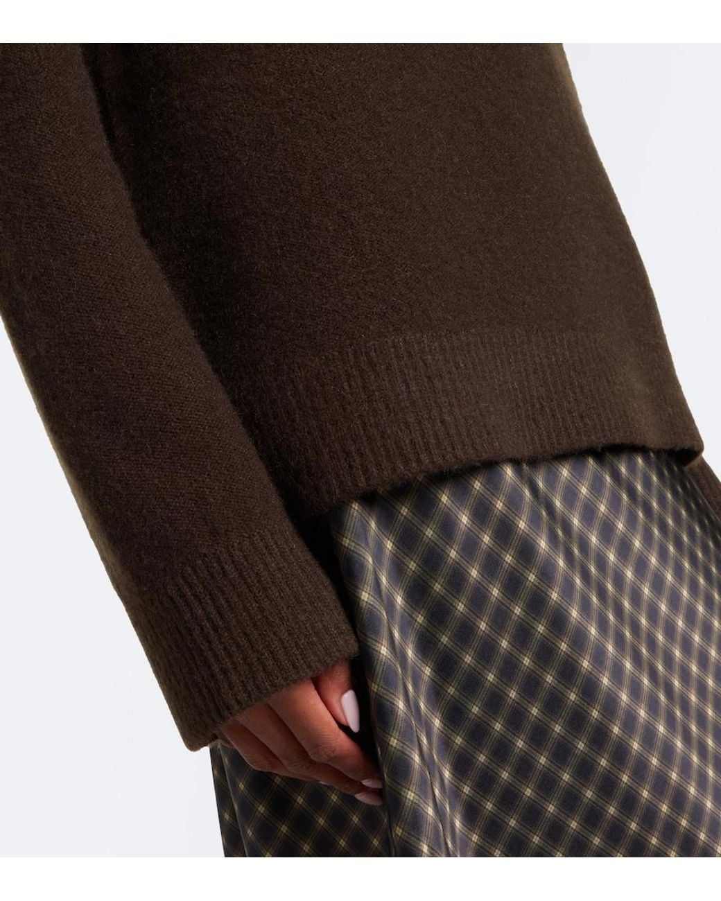 Vince Brown Plush Cashmere Sweater