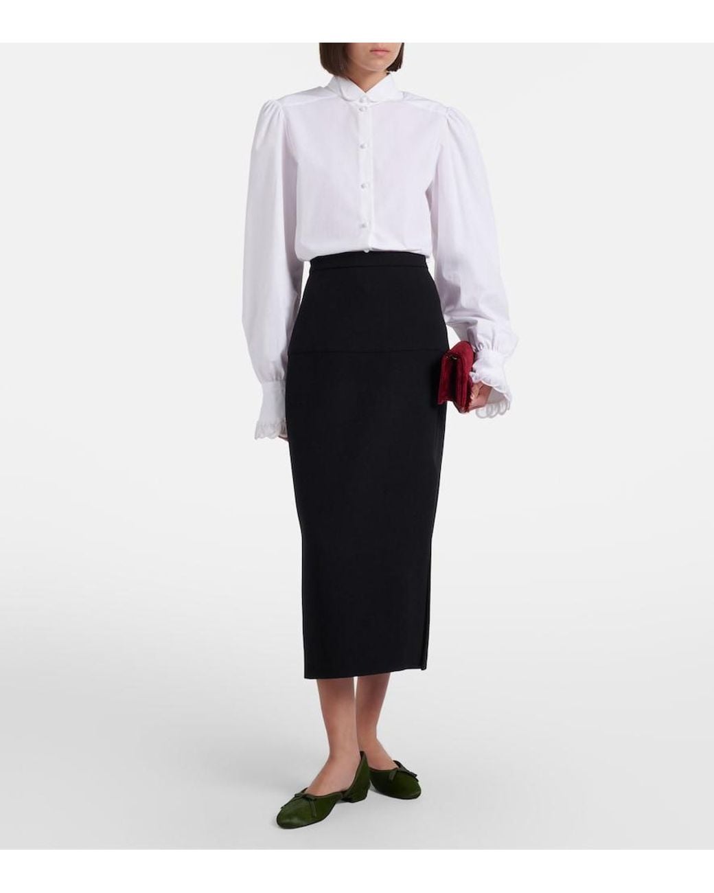Herbert Levine Green 24/7 Calf Hair Ballet Flats