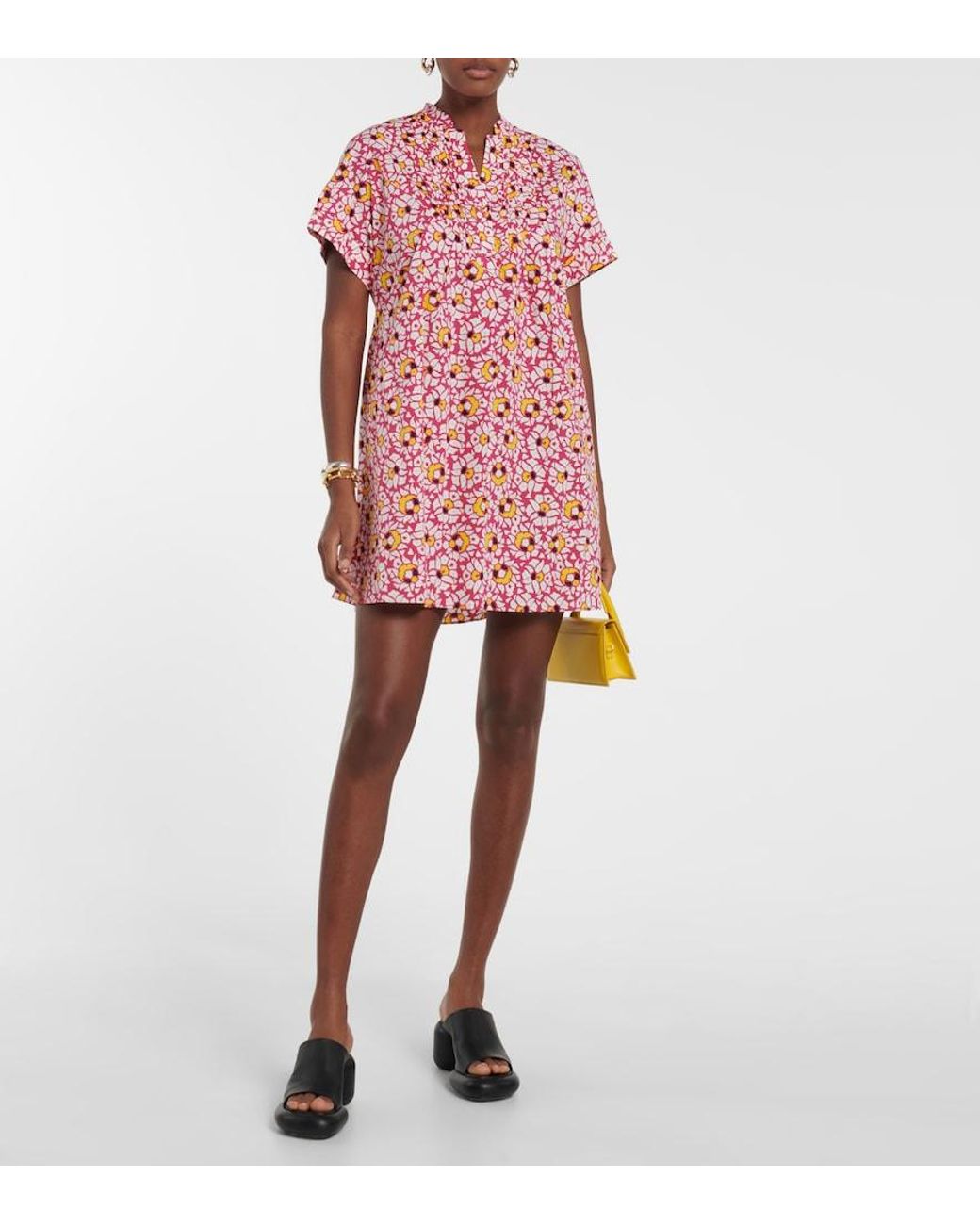 Diane von Furstenberg Red Fiona Mini Dress