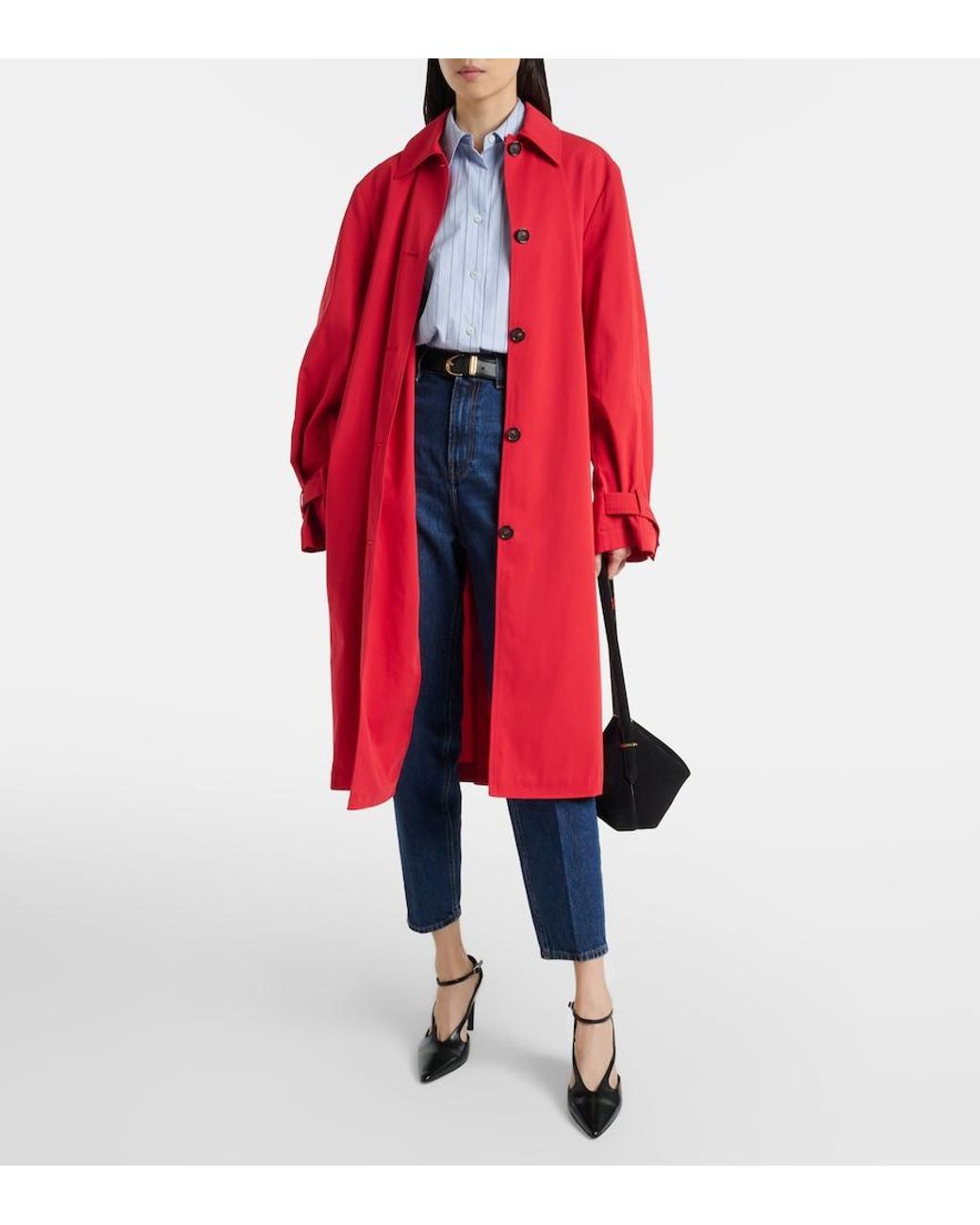 Totême  Blue High-rise Tapered Jeans