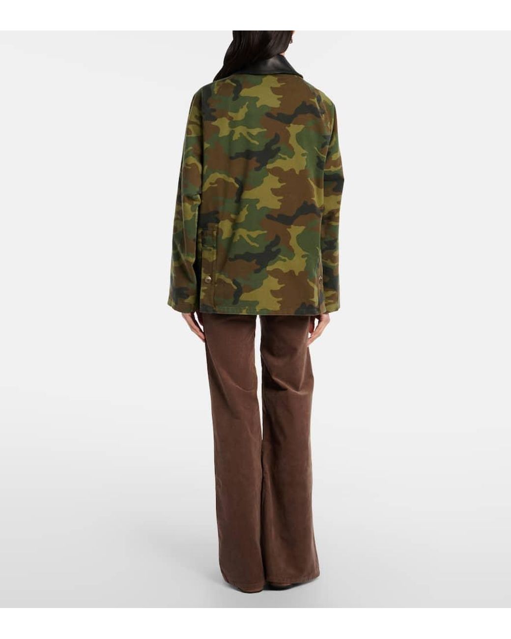 Nili Lotan Brown Florence Cotton-Blend Corduroy Bootcut Pants