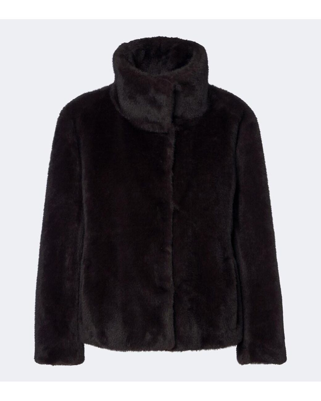 Max Mara Black High-Neck Jacket