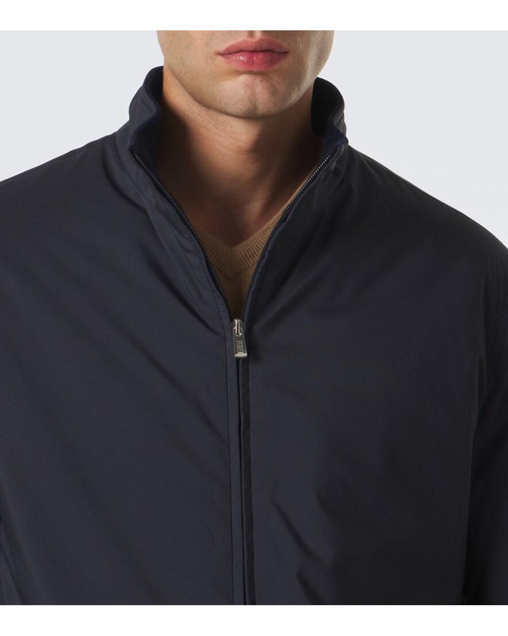 Fedeli Blue Technical Jacket for men