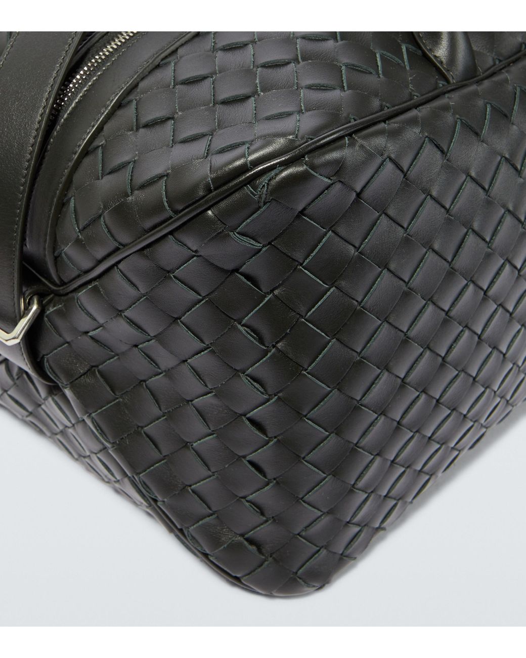 Sac Bottega Veneta Galeries Lafayette Leather Duffle Bag Bottega Veneta pour homme en coloris Noir | Lyst