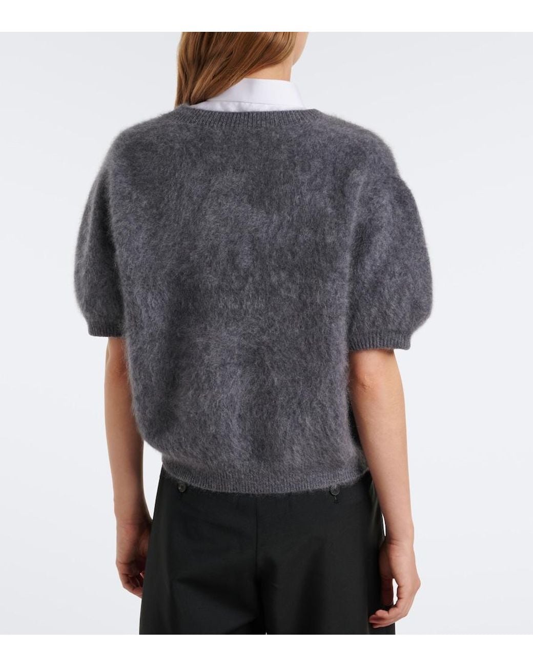 Lisa Yang Gray Lucianne Cashmere Cardigan
