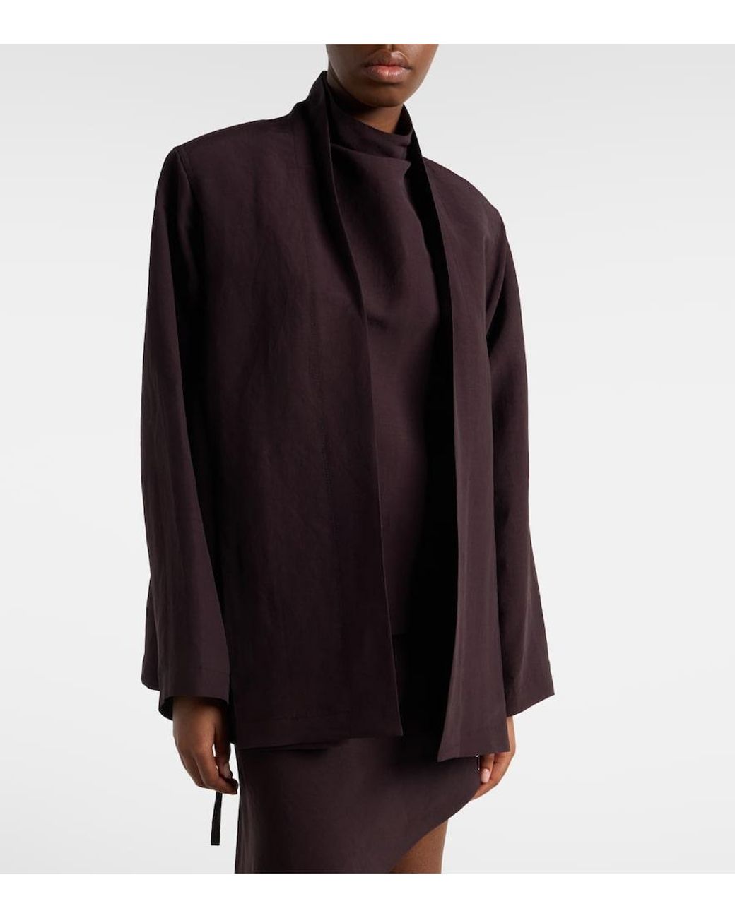 Alaïa Black Poplin Jacket