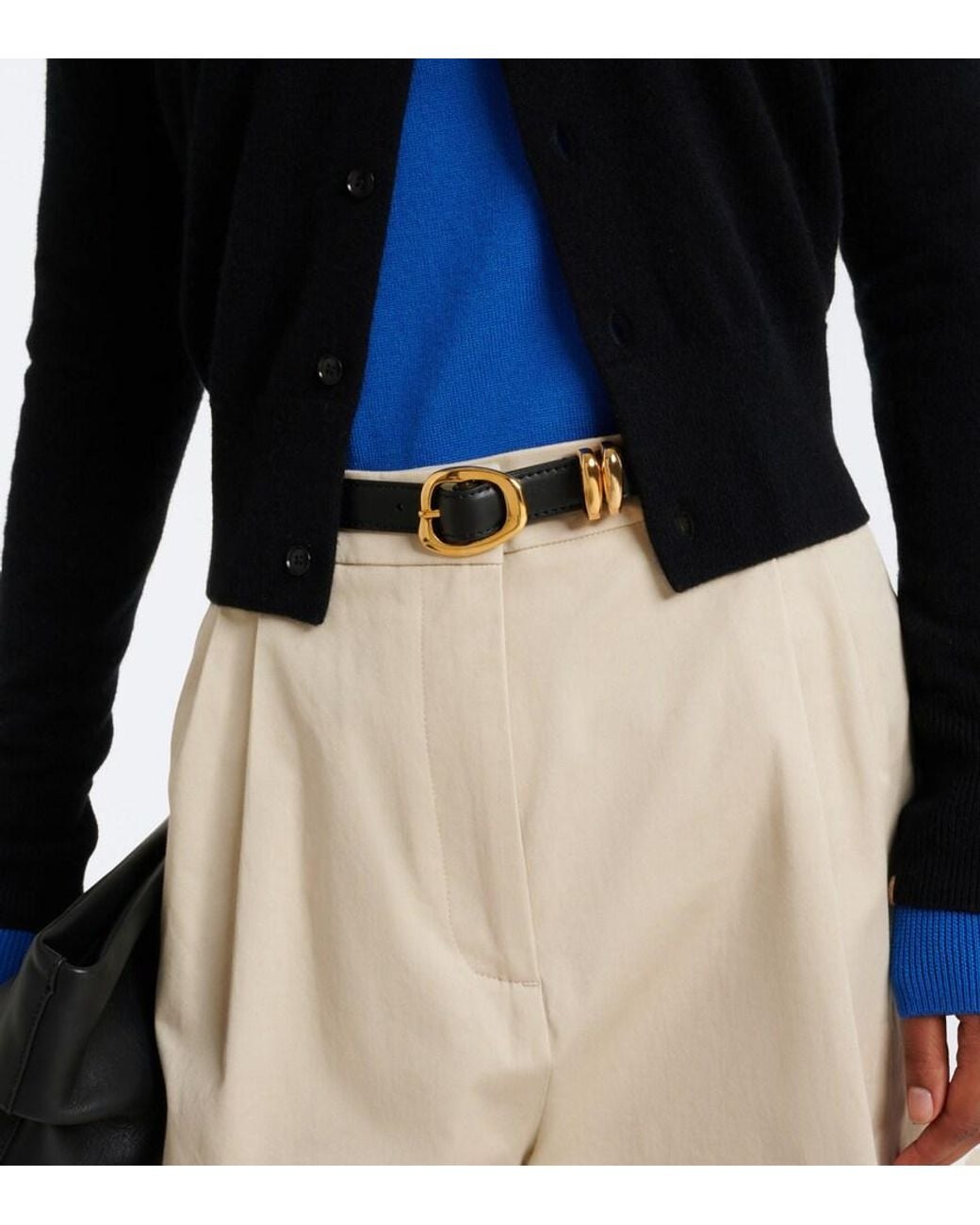 Amanu Black Tugela Leather Belt