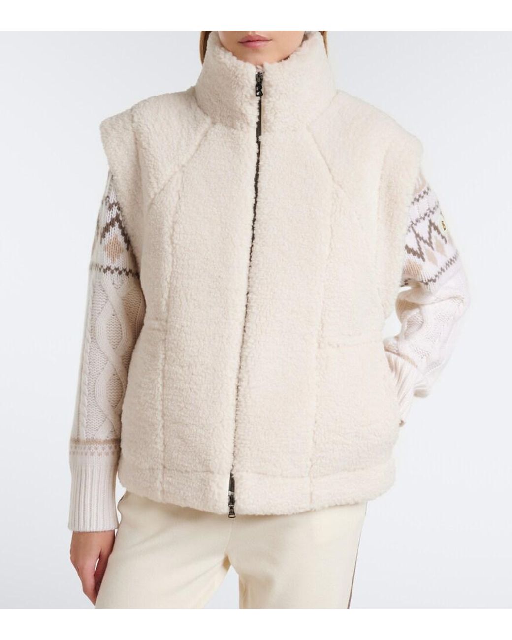 Bogner White Kylie Terry Vest