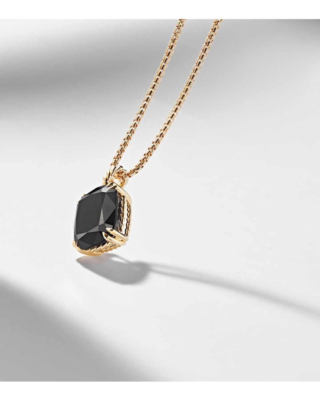 David Yurman Multicolor Marbella 18Kt Necklace With Onyx