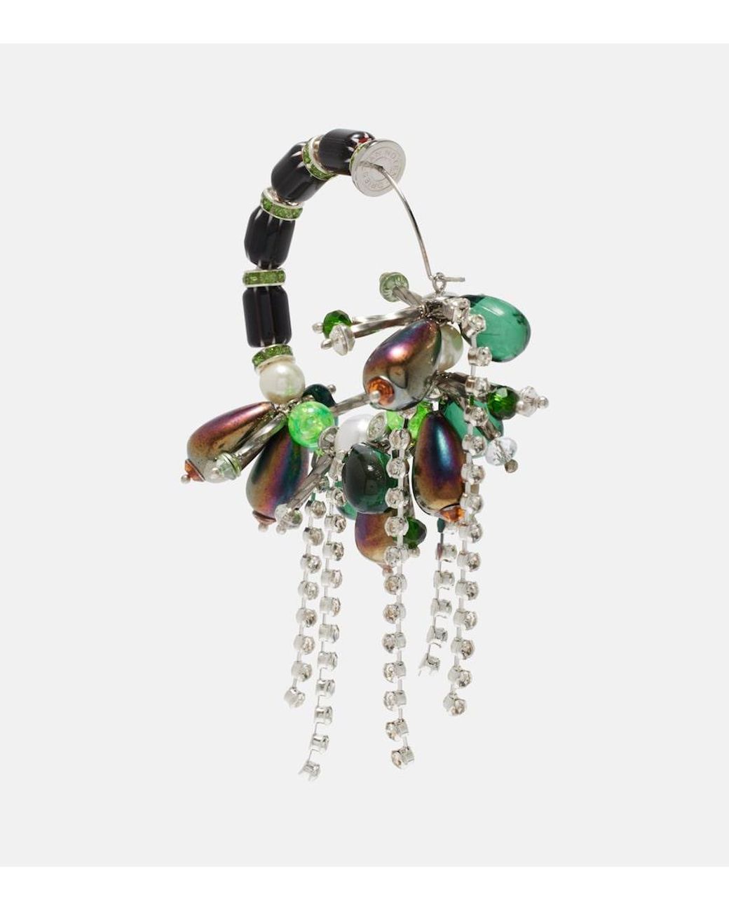 Dries Van Noten White Ohrringe