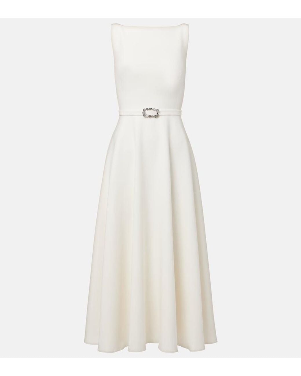 Robe Midi De Mariee Safiyaa en coloris White