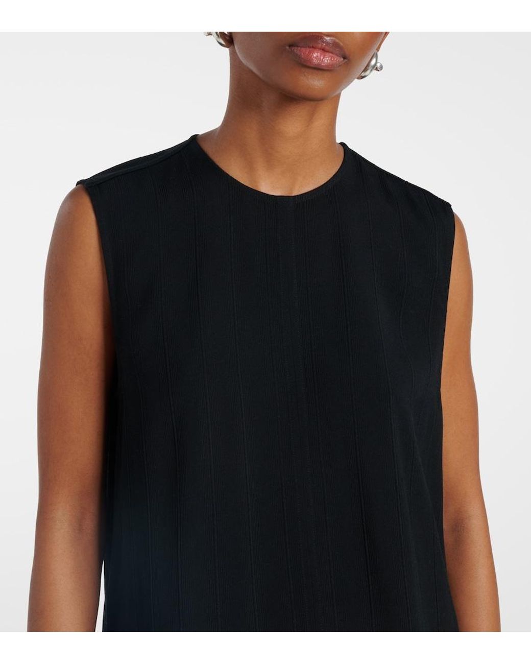 Totême Black Striped Top