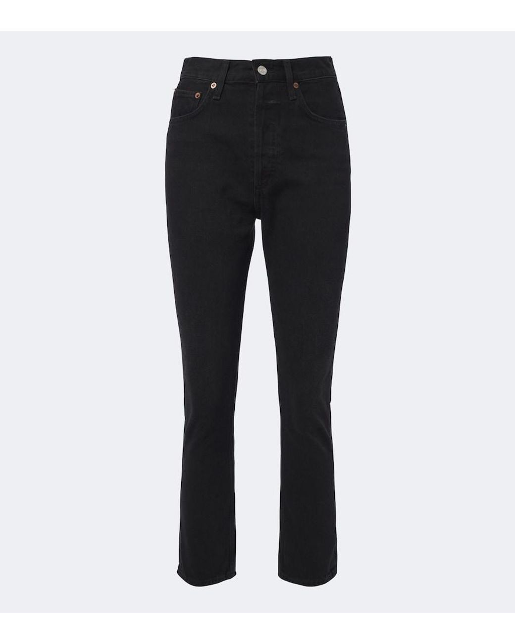 Agolde Black Slim Jeans