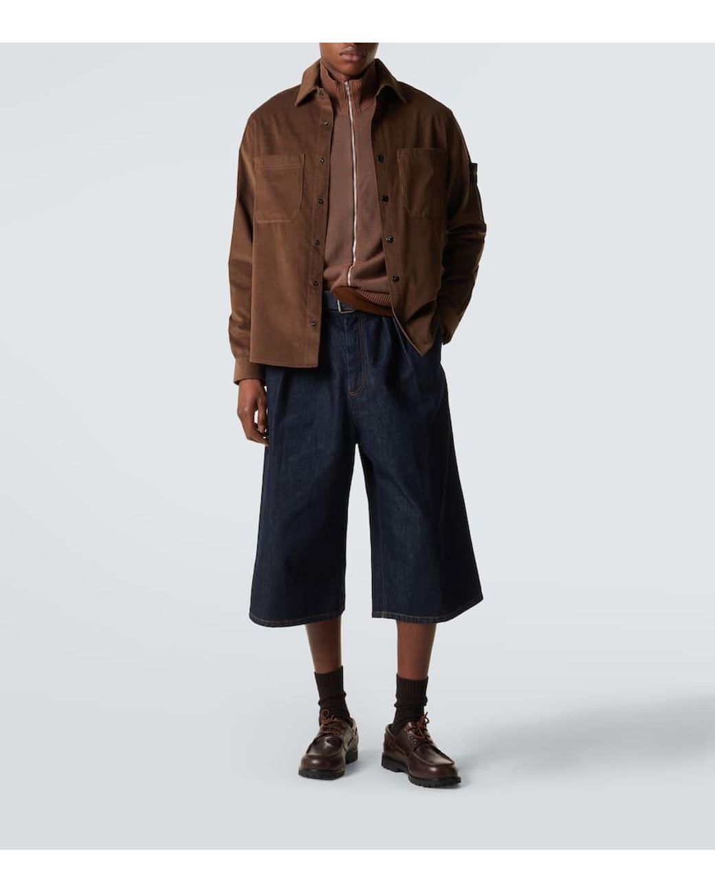 Camicia Compass di Stone Island in Brown da Uomo