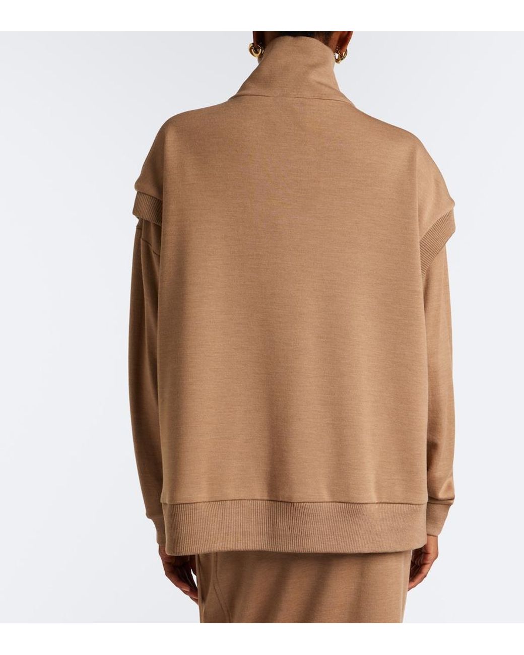 Max Mara Natural Virgin Wool Vest
