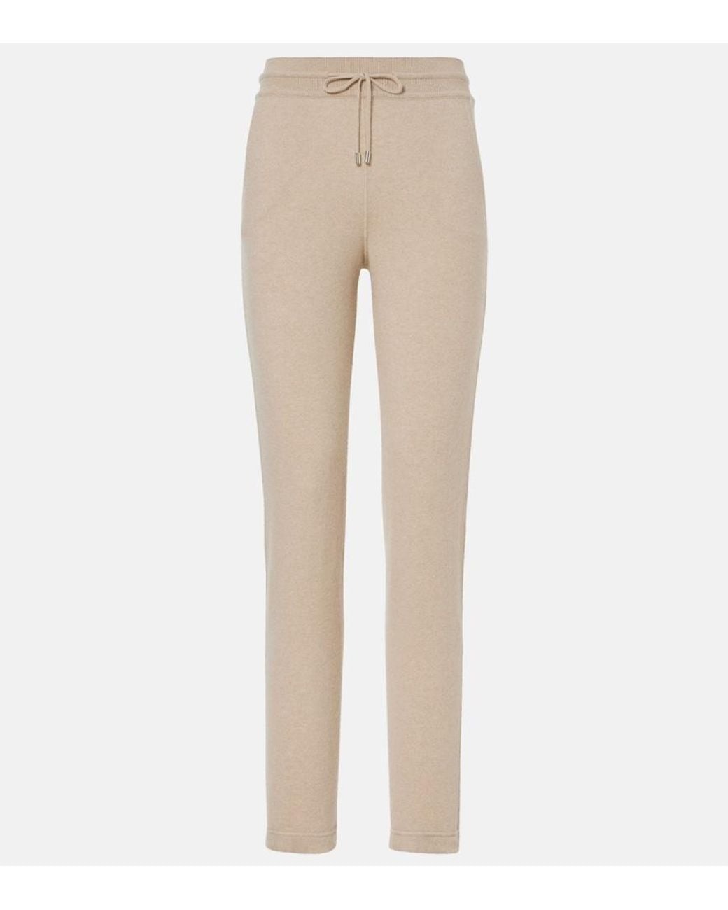 Loro Piana Natural Merano Cashmere Sweatpants