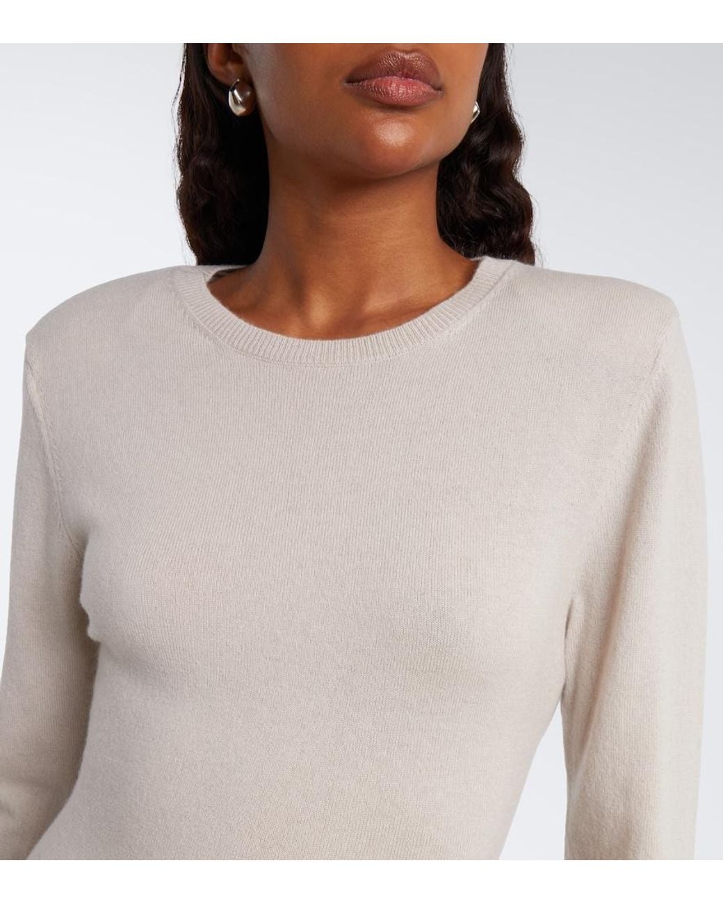 Jardin Des Orangers Natural Wool And Cashmere Bodysuit