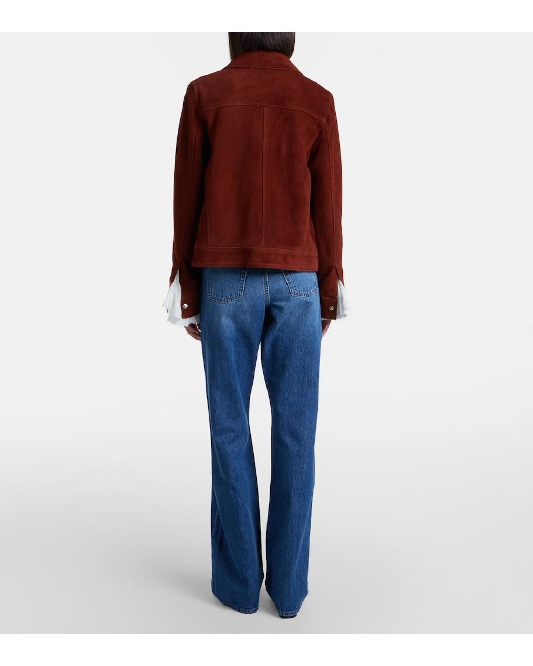 7 For All Mankind Blue Tess Straight Jeans